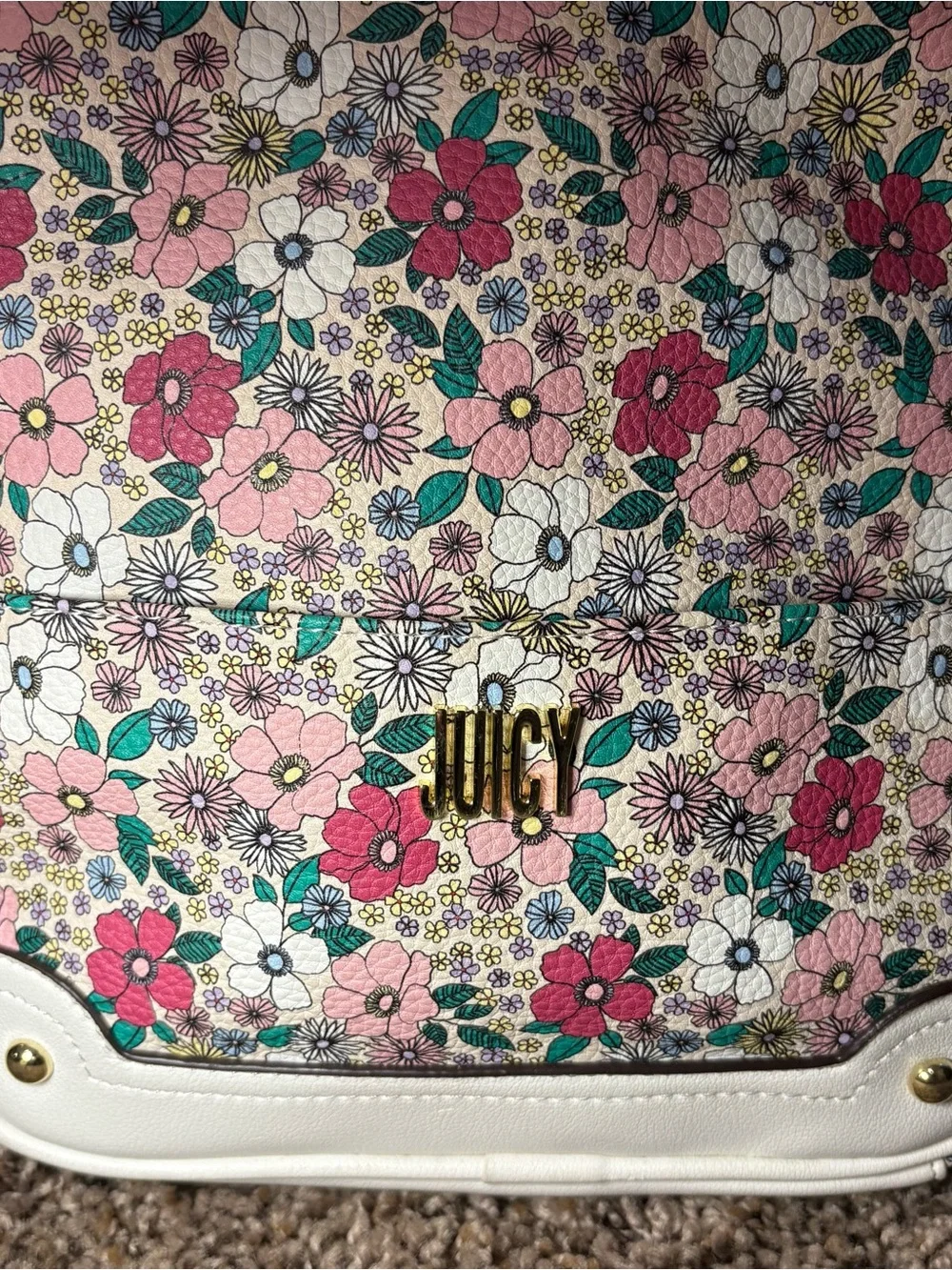 Juicy Couture Floral Mini Backpack Y2K